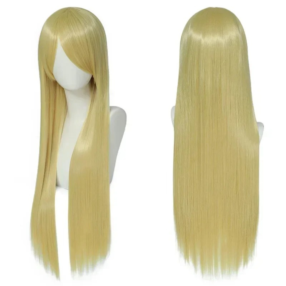 Synthetic Braided Wigs For Black Women - วิกผมยาวตรงสังเคราะห์หลากสี 80 ซม. สีขาว ม่วง ดำ