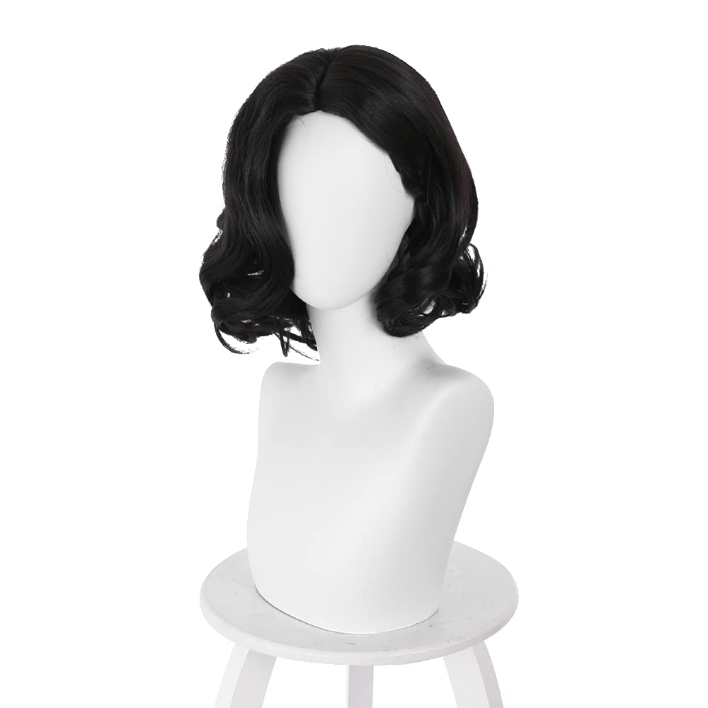 Synthetic Braided Wigs For Black Women - Evil Alcina Lady Dimitrescu คอสเพลย์วิกผมสีดําสั้น Bob