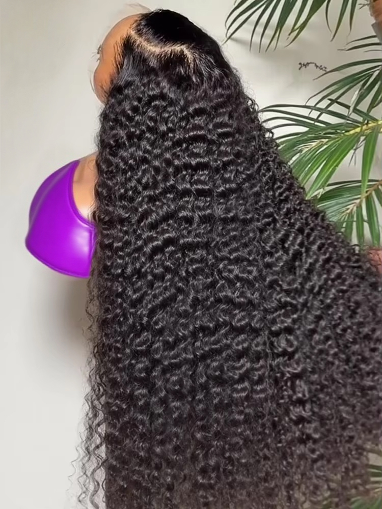 Water Wave Bulk Human Hair For Braiding - วิกผมลอนลึกแบบ Deep Water Wave 13x4 HD