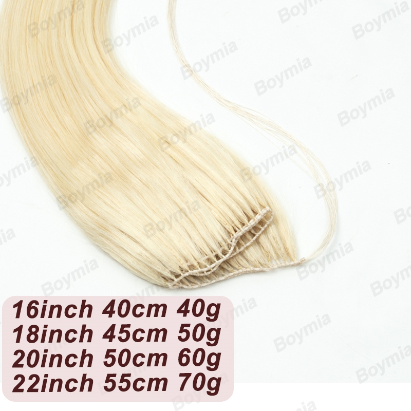 ผมต่อแบบขนนก ผมแท้ธรรมชาติ แบบ - Invisible Tape In Extensions Real Hair บทวิจารณ์และราคา