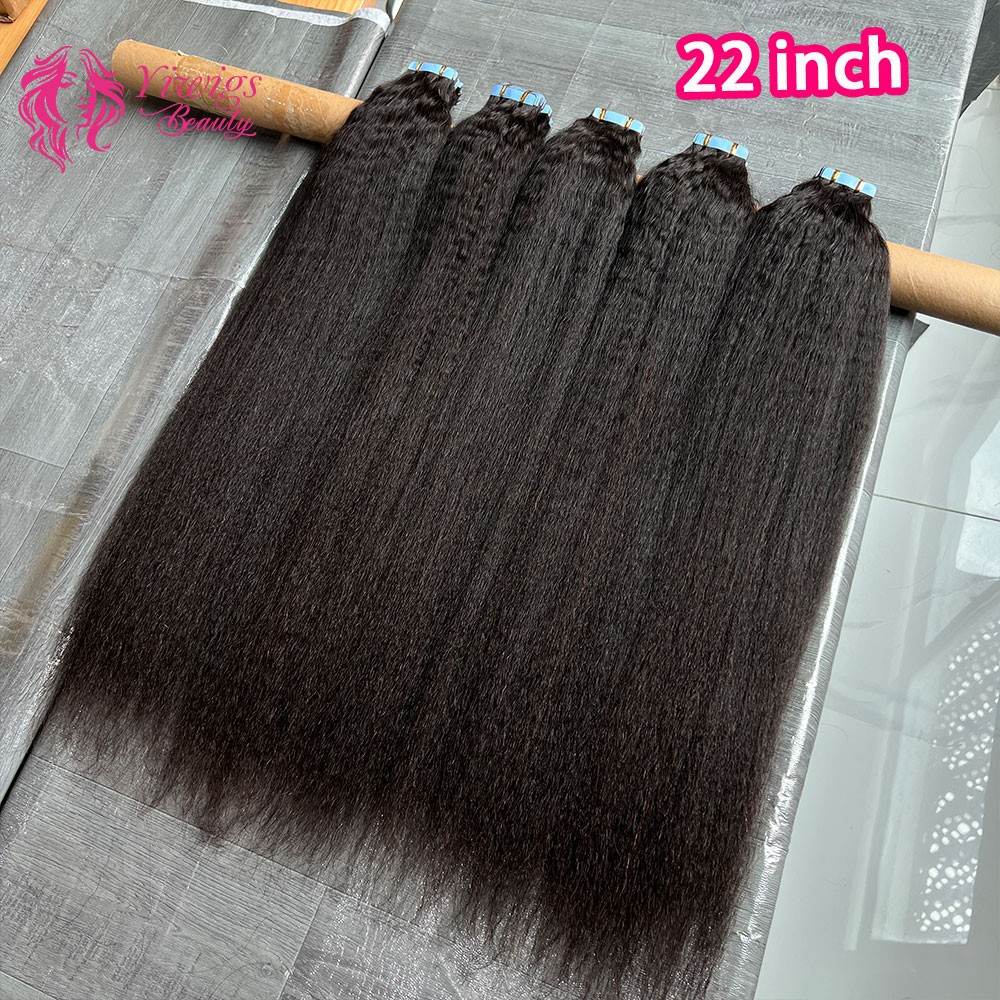 เทปต่อผมตรงแบบติดแนบ 40 ชิ้น 1 - Invisible Tape In Extensions Real Hair บทวิจารณ์และราคา