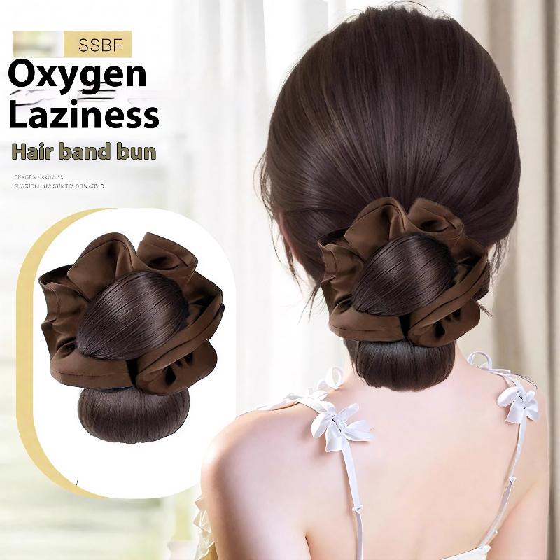 ผมปลอมทรงดัดงอแบบไม่ต้องใช้เคร - Claw Clip Messy Bun Hair Piece บทวิจารณ์และราคา