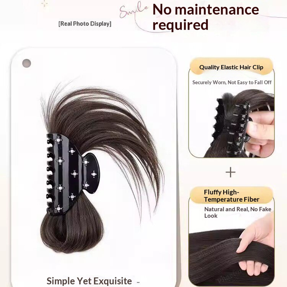 กิ๊บติดผมทรงบันฟูฟ่องแบบหนีบ ท - Claw Clip Messy Bun Hair Piece บทวิจารณ์และราคา