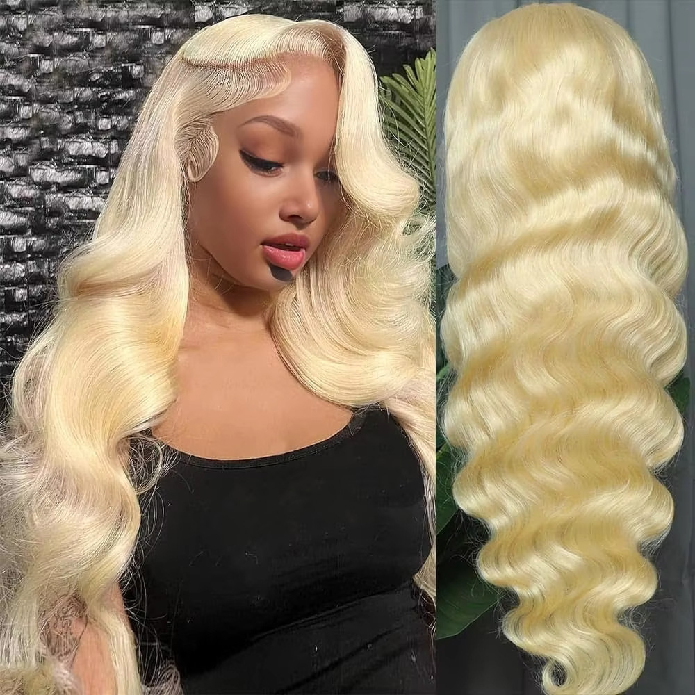 613 วิกผมลูกไม้โปร่งใส 13x6 HD - 613 Blonde Body Wave Lace Front Wig บทวิจารณ์และราคา
