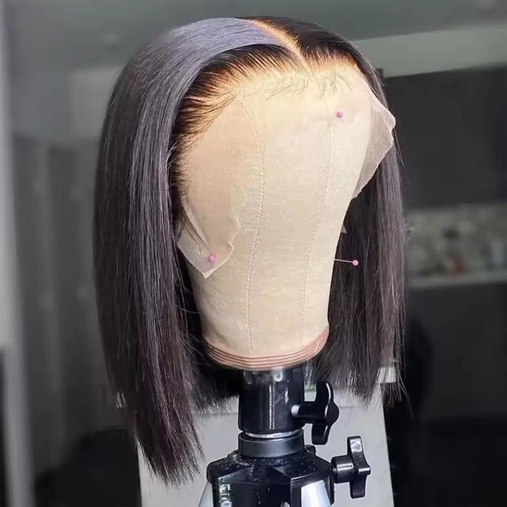 วิกผมบ๊อบสั้นตรง ความหนาแน่น 2 - Glueless Wear And Go Human Hair Wig บทวิจารณ์และราคา