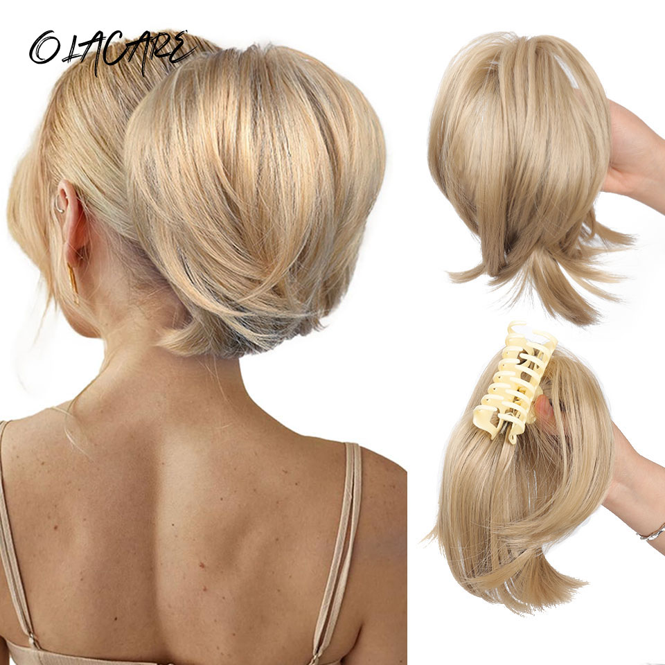 Messy Bun ผมชิ้น Claw คลิปใน B - Claw Clip Messy Bun Hair Piece บทวิจารณ์และราคา