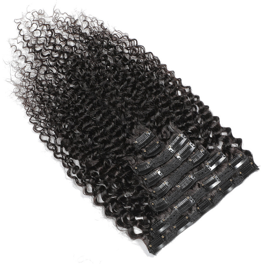 นิวมี คิงกี้ เคอร์ลี่ คลิป อิน - Seamless Clip In Hair Extensions Human Hair บทวิจารณ์และราคา