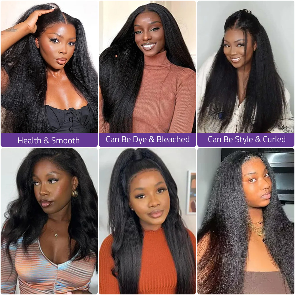 วิกผมตรงแบบ Kinky Yaki ทำจากผม - Glueless Wear And Go Human Hair Wig บทวิจารณ์และราคา