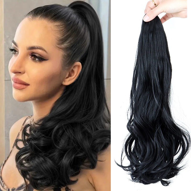 อุปกรณ์ต่อผมหางม้าแบบยาวหยิกสั - Synthetic Braided Wigs For Black Women บทวิจารณ์และราคา