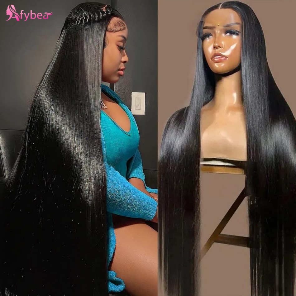 วิกผมตรงจากผมแท้ 40 นิ้ว ความห - Hd Lace Frontal Wig Human Hair Pre Plucked บทวิจารณ์และราคา