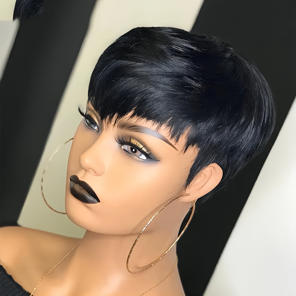 สั้น Pixie วิกผมผมมนุษย์ชั้นตั - Short Pixie Cut Wig Human Hair Cheap บทวิจารณ์และราคา