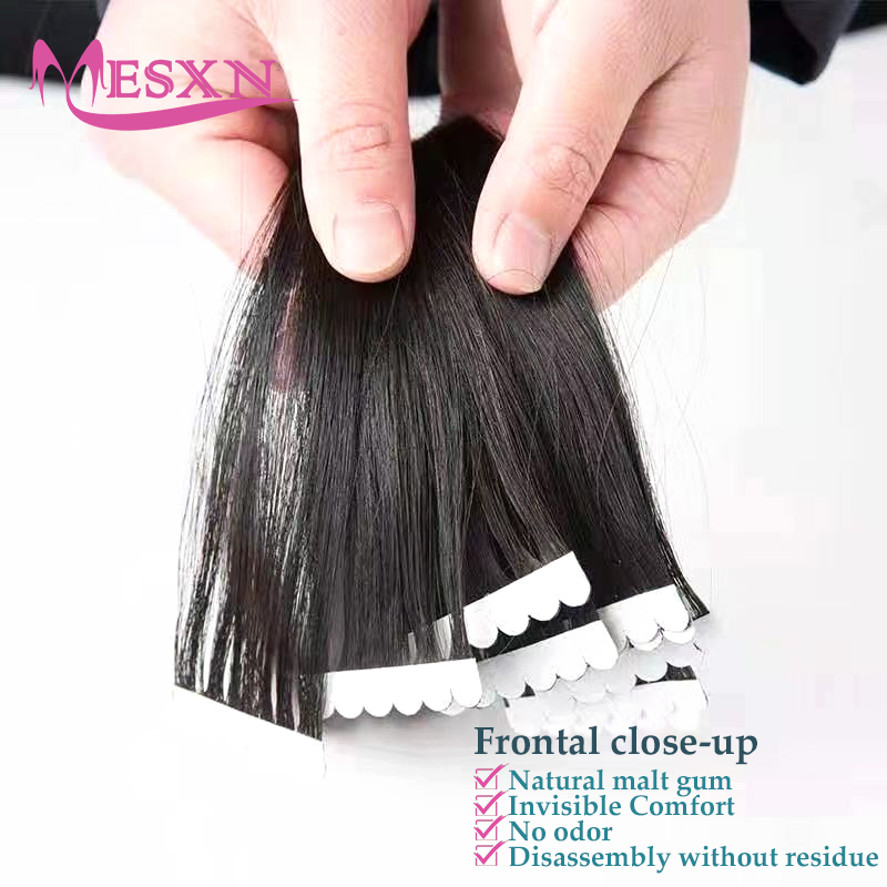 ต่อผมเทปแบบมินิ เส้นผมแท้ธรรมช - Invisible Tape In Extensions Real Hair บทวิจารณ์และราคา