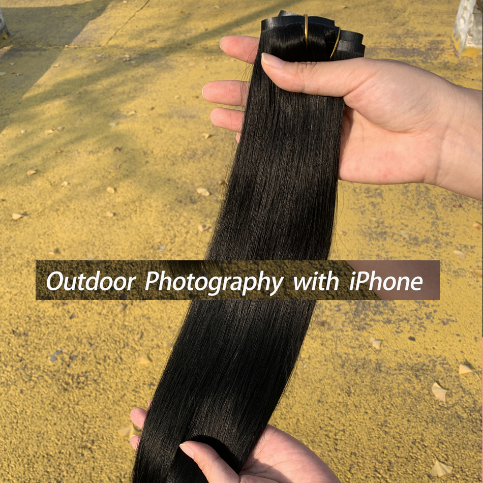 ต่อผมแบบคลิปไร้รอยต่อ ผมแท้ 7  - Seamless Clip In Hair Extensions Human Hair บทวิจารณ์และราคา