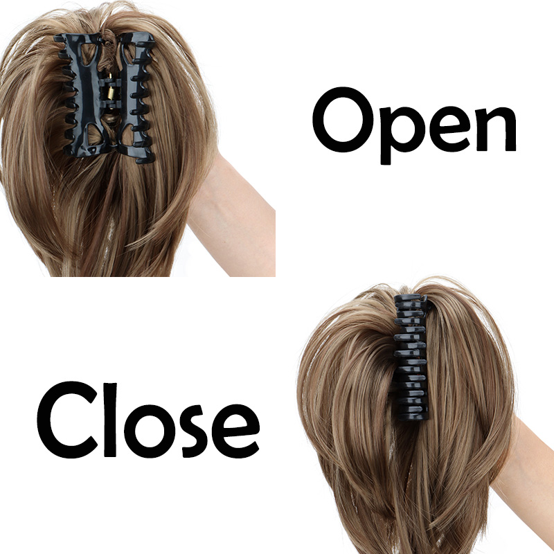 WIGSIN สังเคราะห์ Messy Bun ผม - Claw Clip Messy Bun Hair Piece บทวิจารณ์และราคา