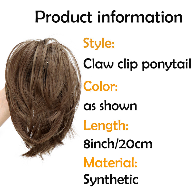WIGSIN สังเคราะห์ Messy Bun ผม - Claw Clip Messy Bun Hair Piece บทวิจารณ์และราคา