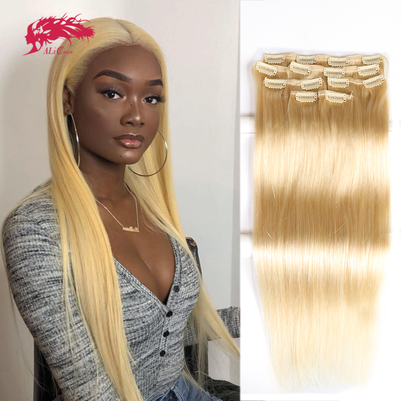 อลิ ควีน ชุดต่อผมแบบคลิป 7 ชิ้ - Seamless Clip In Hair Extensions Human Hair บทวิจารณ์และราคา