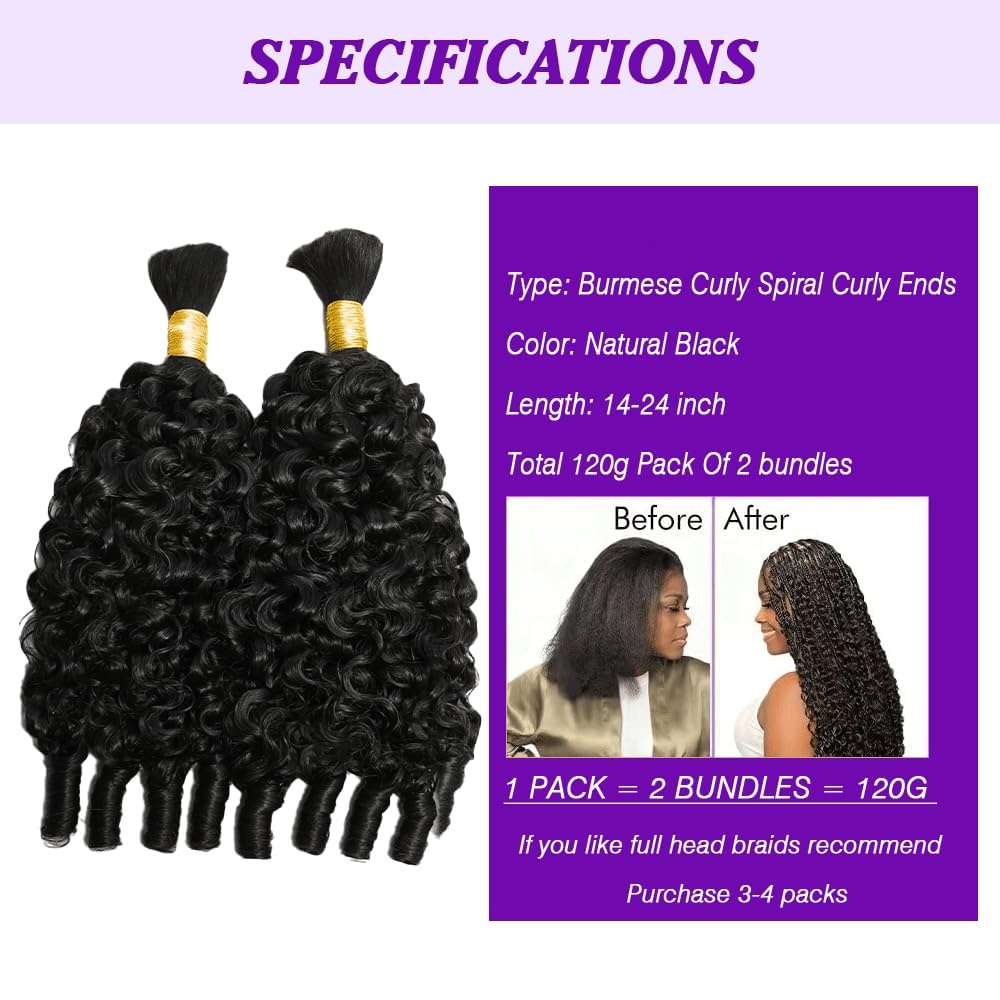 ผมถักเปียแบบโบโฮ 12A สำหรับถัก - Water Wave Bulk Human Hair For Braiding บทวิจารณ์และราคา