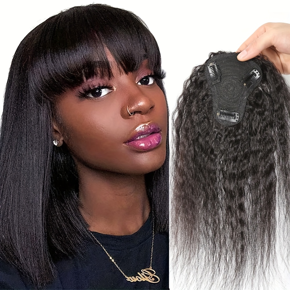 ท็อปเปอร์ผมตรงแบบหยิกพร้อมหน้า - Hair Bundles บทวิจารณ์และราคา