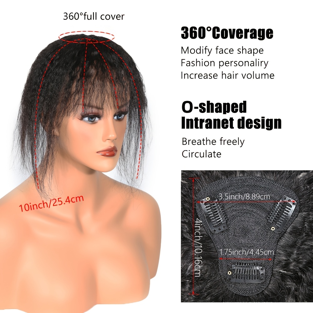 ท็อปเปอร์ผมตรงแบบหยิกพร้อมหน้า - Hair Bundles บทวิจารณ์และราคา