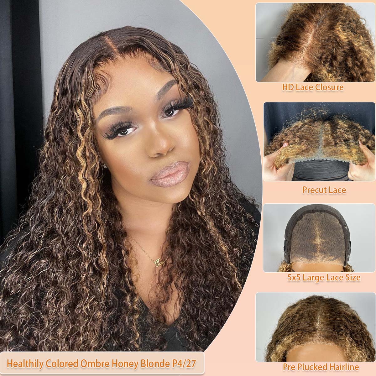 วิกผม Wear & Go รุ่น P427 สีบล - Glueless Wear And Go Human Hair Wig บทวิจารณ์และราคา