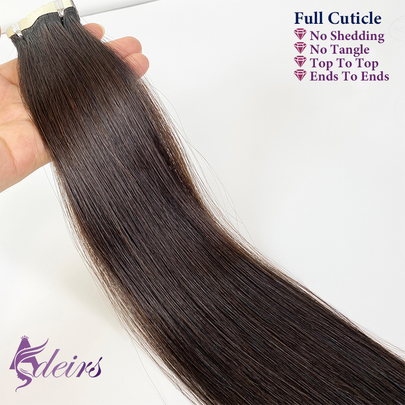 ADEIRS Mini เทปต่อผม 100% มนุษ - Invisible Tape In Extensions Real Hair บทวิจารณ์และราคา