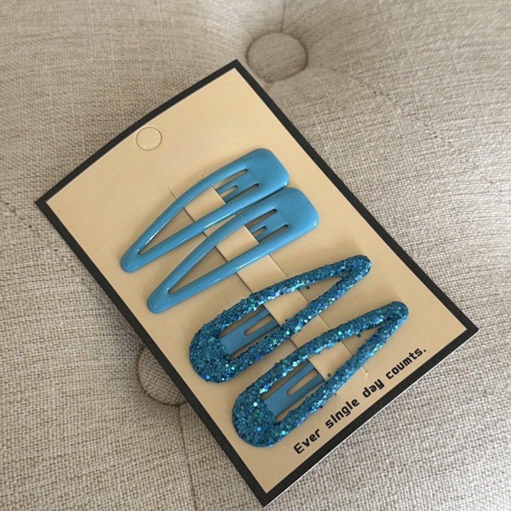 กิ๊บติดผมทรงหยดน้ำสไตล์เกาหลี  - Hair Clips บทวิจารณ์และราคา