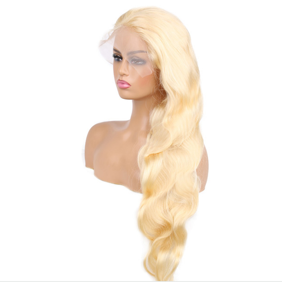 วิกผมลูกไม้โปร่งใส 13x6 HD สีบ - 613 Blonde Body Wave Lace Front Wig บทวิจารณ์และราคา