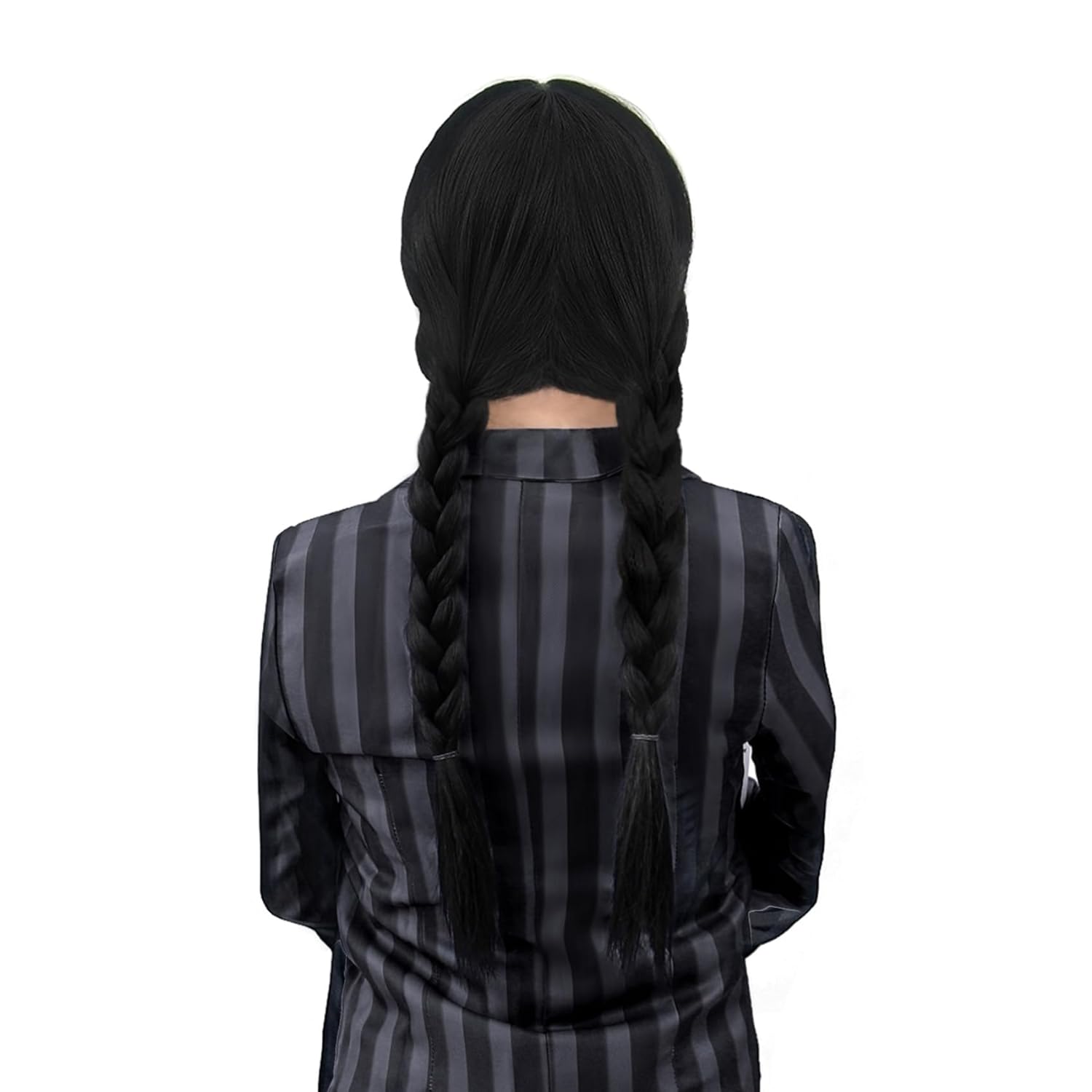วิกผมถักสีดำยาววิกวันอดัมส์วิก - Synthetic Braided Wigs For Black Women บทวิจารณ์และราคา