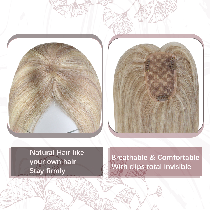 Ugeat ผม Topper ผมมนุษย์ธรรมชา - Invisible Tape In Extensions Real Hair บทวิจารณ์และราคา
