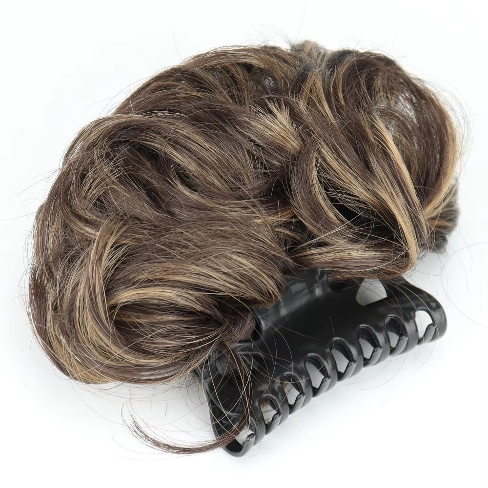 กิ๊บติดผมทรงมวยผมยุ่งเหยิง วิก - Claw Clip Messy Bun Hair Piece บทวิจารณ์และราคา